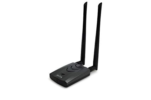 【New Version Type-C WiFi USB】 ALFA AWUS036ACH Long-Range Dual-Band AC1200 Wireless Wi-Fi Adapter w/2x 5dBi External Antennas – 2.4GHz 300Mbps/5GHz 867Mbps – 802.11ac & A, B, G, N