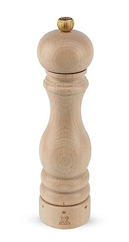 Peugeot - Paris u'Select Manual Pepper Mill - Adjustable Grinder - Beechwood, Natural