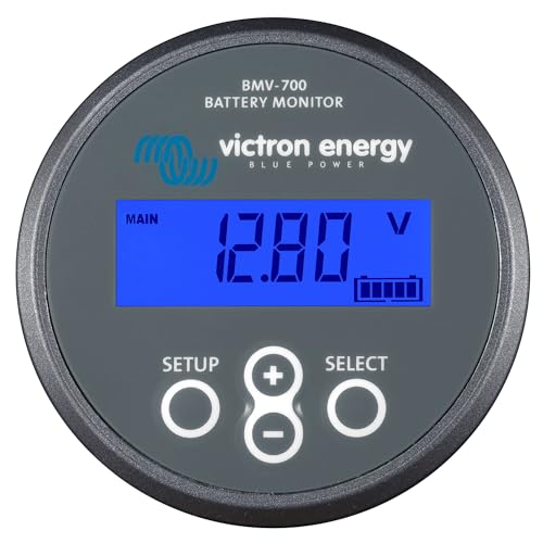 Victron Energy BMV-700 Battery Monitor with Shunt & Display - 6.5-95 VDC - Grey