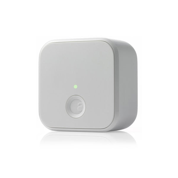 August Home Connect Wi-Fi Bridge, Remote Access, Alexa Integration for Your August Smart Lock, white, 1.5 x 2.4 x 2.4"