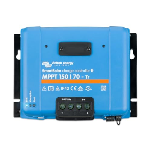 Victron Energy SmartSolar MPPT Tr 150V 70 amp 12/24/36/48-Volt Solar Charge Controller (Bluetooth)
