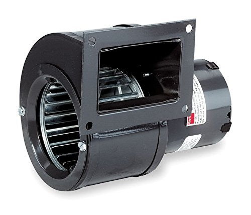 DAYTON 1TDP7 PSC Blower, Black, Draft Fan, 115 Volt, 146 CFM, Outdoor Wood Furnace Fan