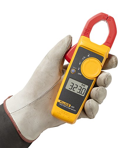 Fluke 323 Clamp Meter For Commercial/Residential Electricians, Measures AC Current To 400 A,Measures AC/DC Voltage To 600 V, Resistance And Continuity, Includes 2 Year Warranty And Soft Carrying Case