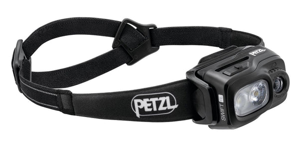 Petzl Swift RL - Head Flashlight, 1100 LUMENS, Recharge, Black