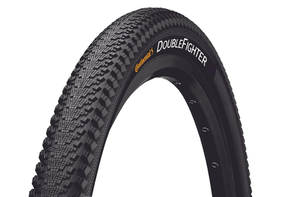 Continental Cubierta MTB 27.5" x2.00 Double Fighter III ARO Rígido, Black, Clincher