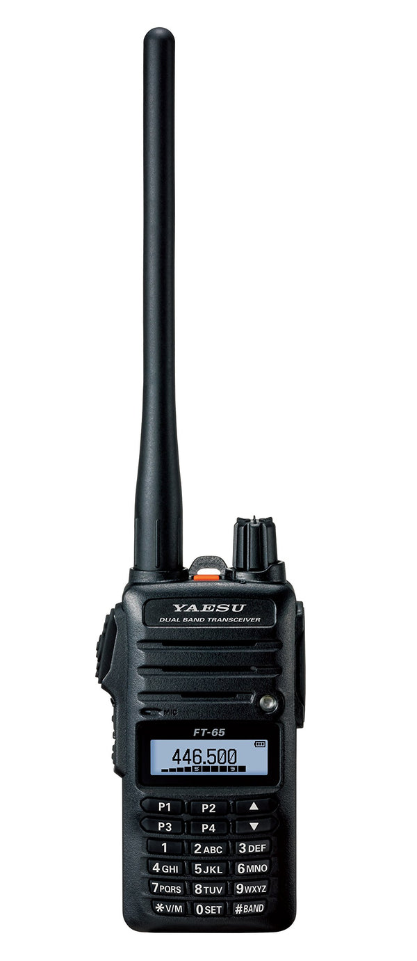 Yaesu Original FT-65 FT-65R 144/440 Dual-Band Rugged & Compact Handheld Transceiver, 5W - 3 Year Warranty