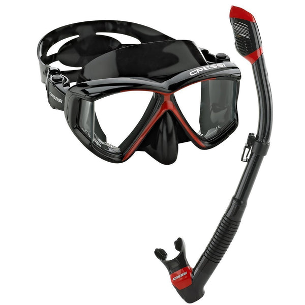 Cressi Pano 4 & Supernova Dry, Black/Red